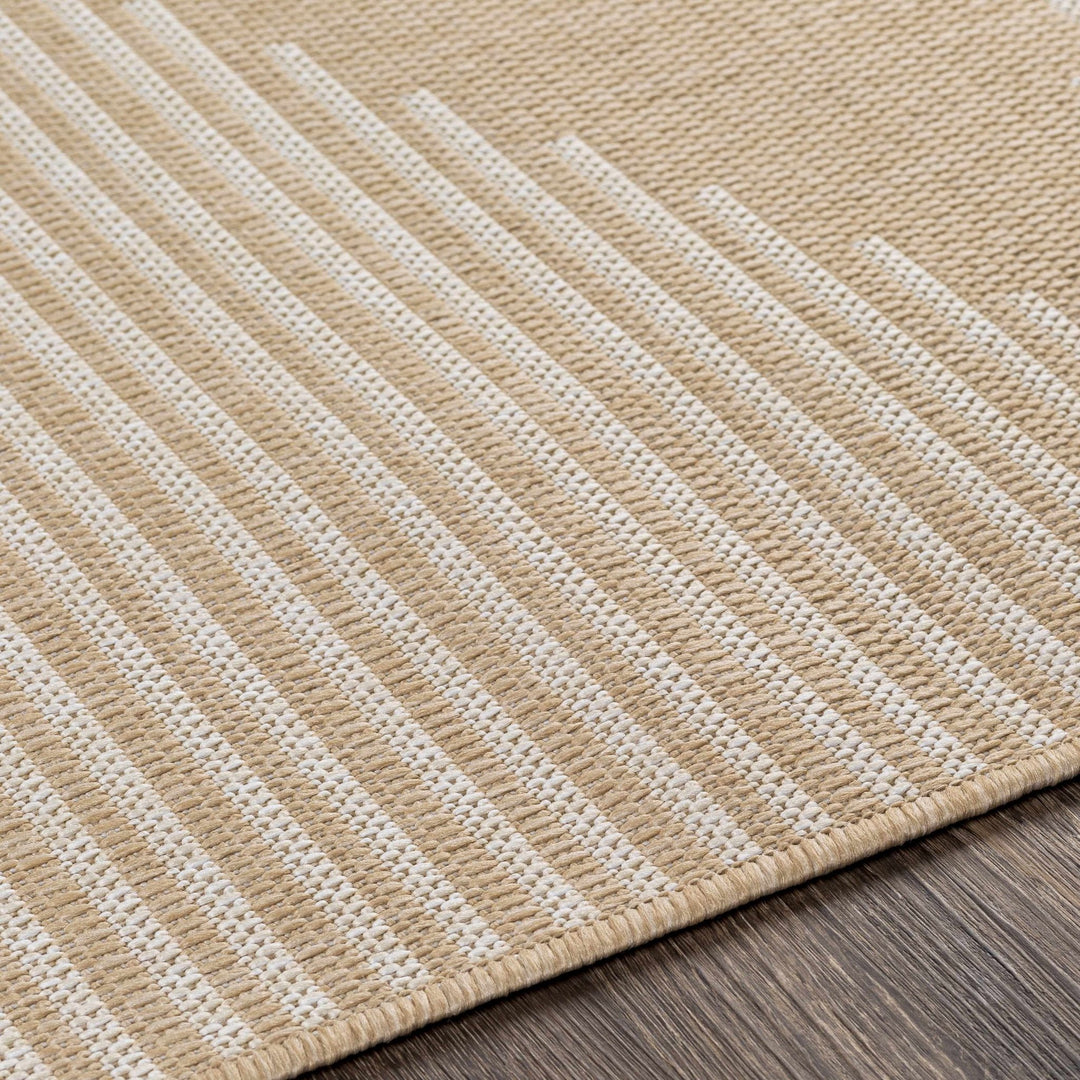 Galston Beige And Ivory Modern Style Outdoor Area Rug - The Rug Decor