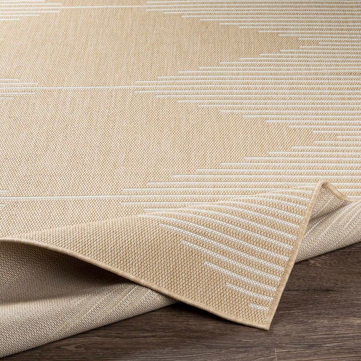 Galston Beige And Ivory Modern Style Outdoor Area Rug - The Rug Decor