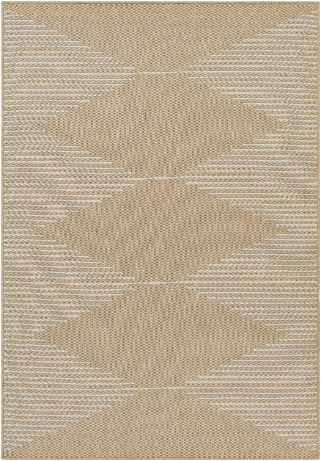 Galston Beige And Ivory Modern Style Outdoor Area Rug - The Rug Decor