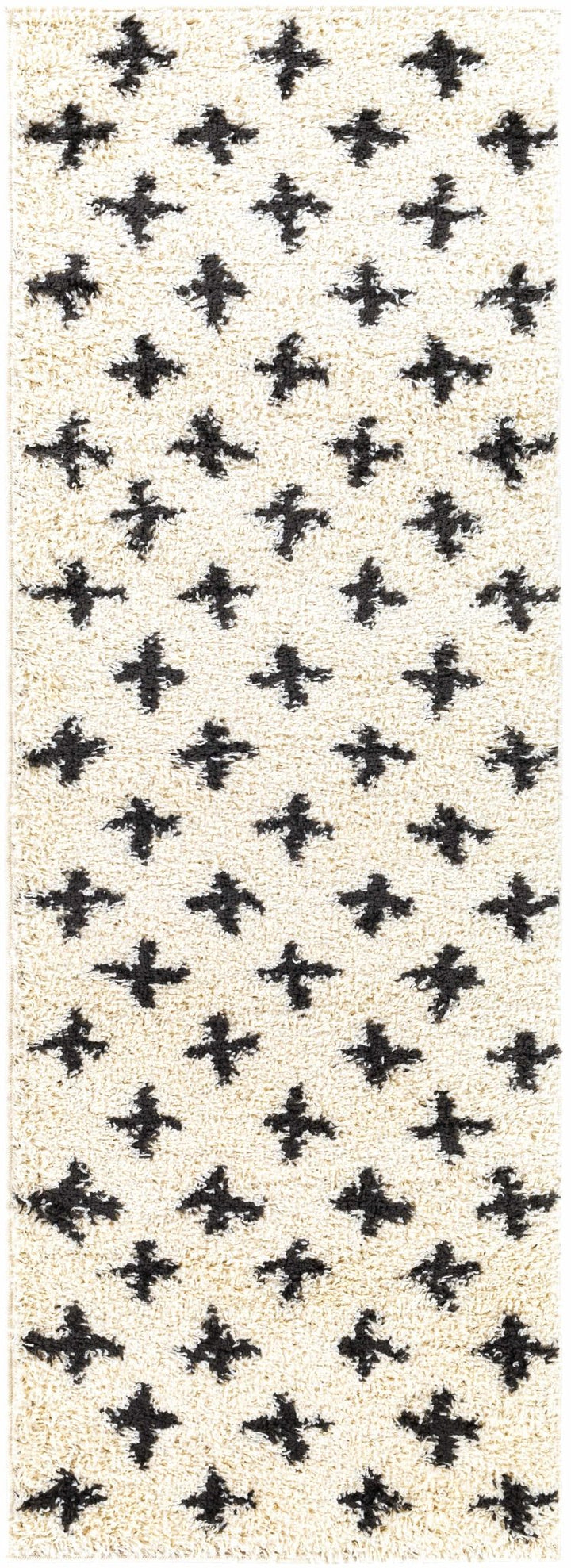 Gambo Modern Style Ivory And Black Area Rug - The Rug Decor