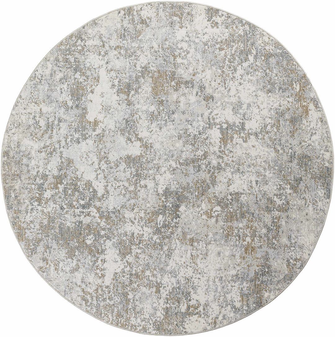 Ganit Beige And Gray Contemporary Abstract Design Rug