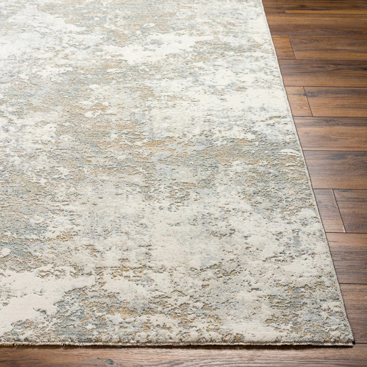 Ganit Beige And Gray Contemporary Abstract Design Rug