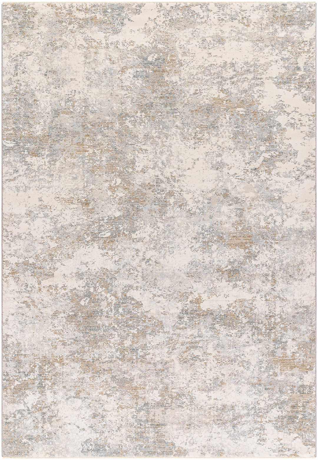 Ganit Beige And Gray Contemporary Abstract Design Rug