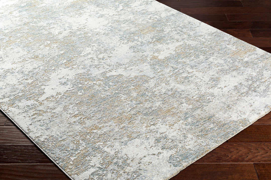 Ganit Beige And Gray Contemporary Abstract Design Rug