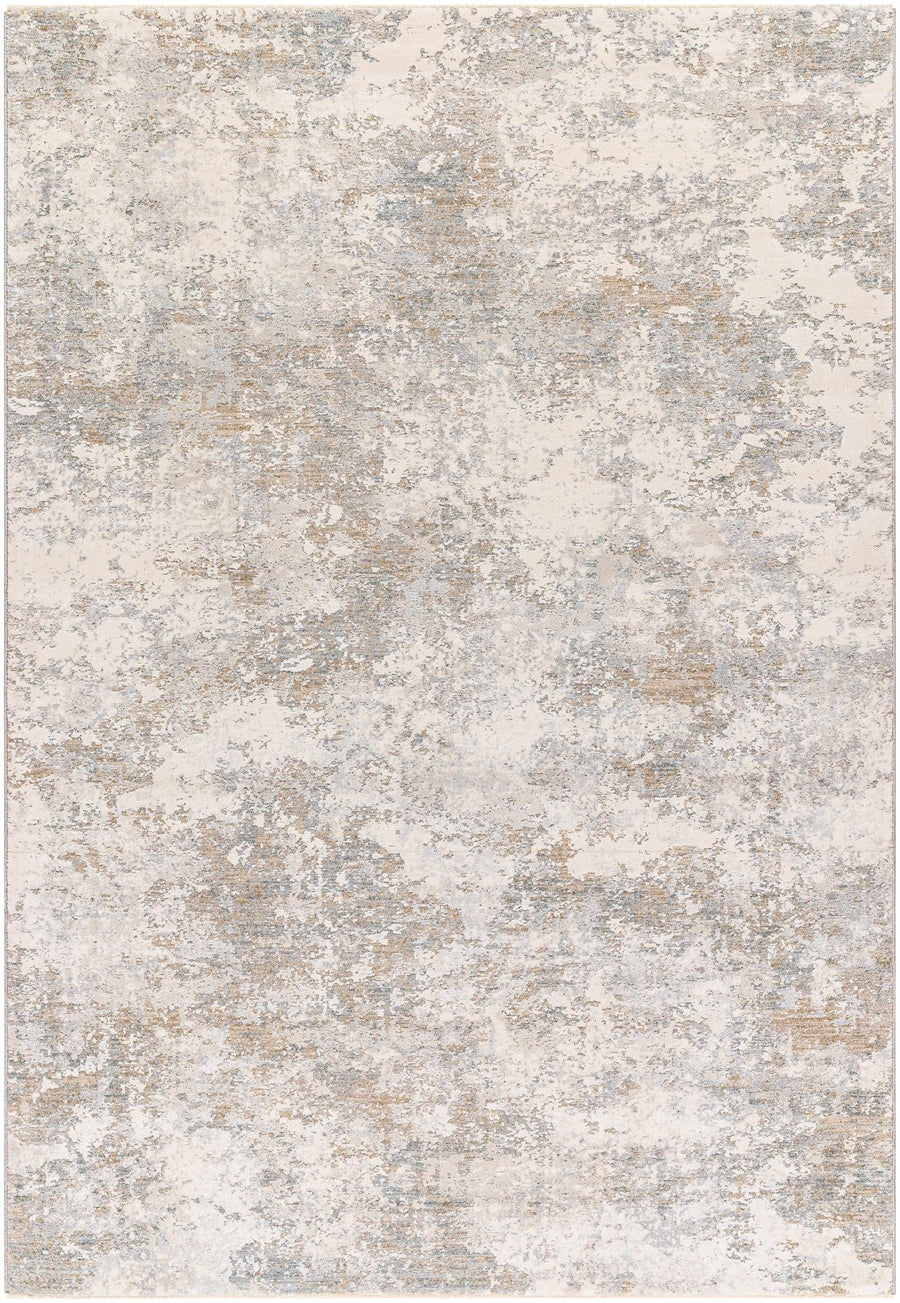 Ganit Beige And Gray Contemporary Abstract Design Rug - The Rug Decor