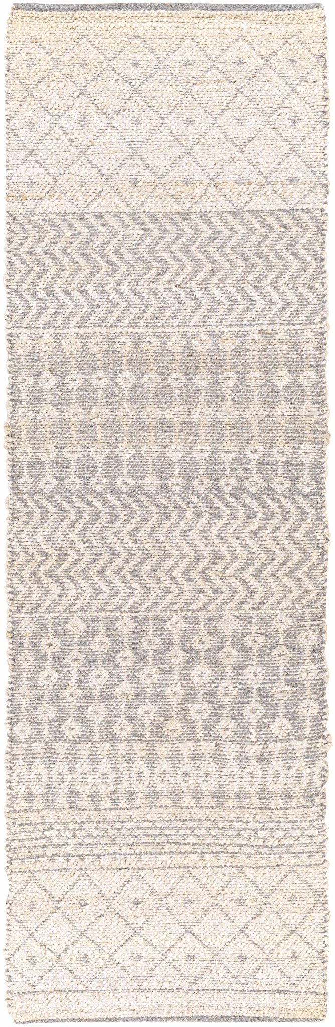 Garbutt Modern Geometrical Design Ivory And Gray Area Rug - The Rug Decor