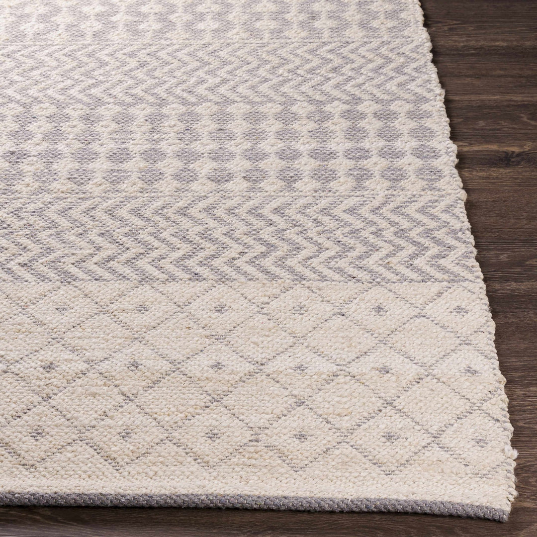 Garbutt Modern Geometrical Design Ivory And Gray Area Rug - The Rug Decor
