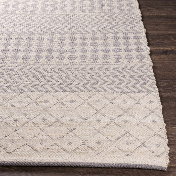 Garbutt Modern Geometrical Design Ivory And Gray Area Rug - The Rug Decor