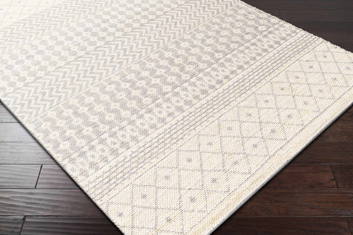 Garbutt Modern Geometrical Design Ivory And Gray Area Rug - The Rug Decor