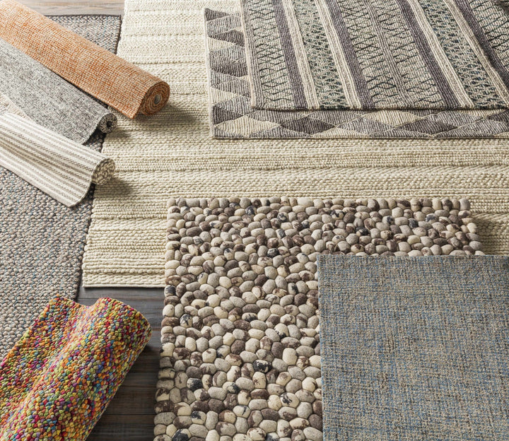 Garrattsville Contemporary Stripes Gray And Ivory Rug - The Rug Decor
