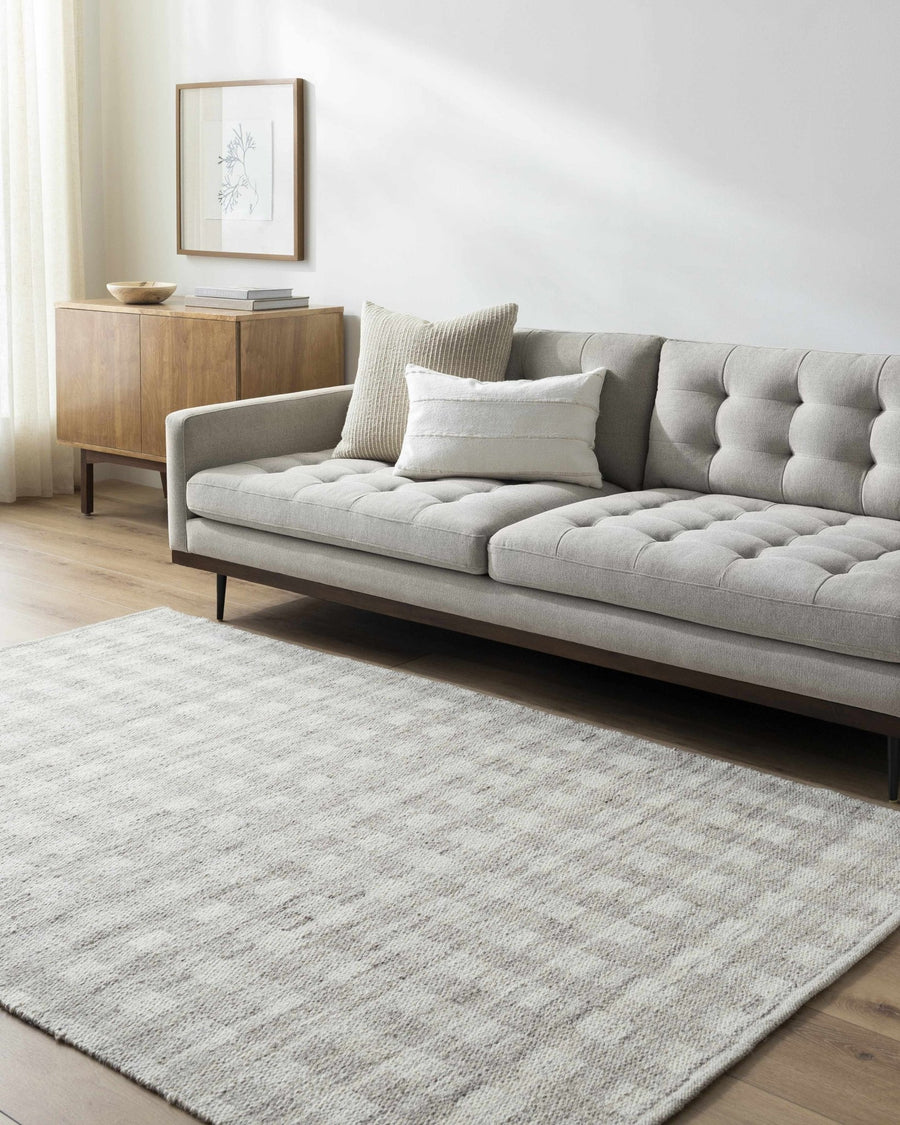 Garth Cream Modern Style Hand Woven Wool Area Rug - The Rug Decor