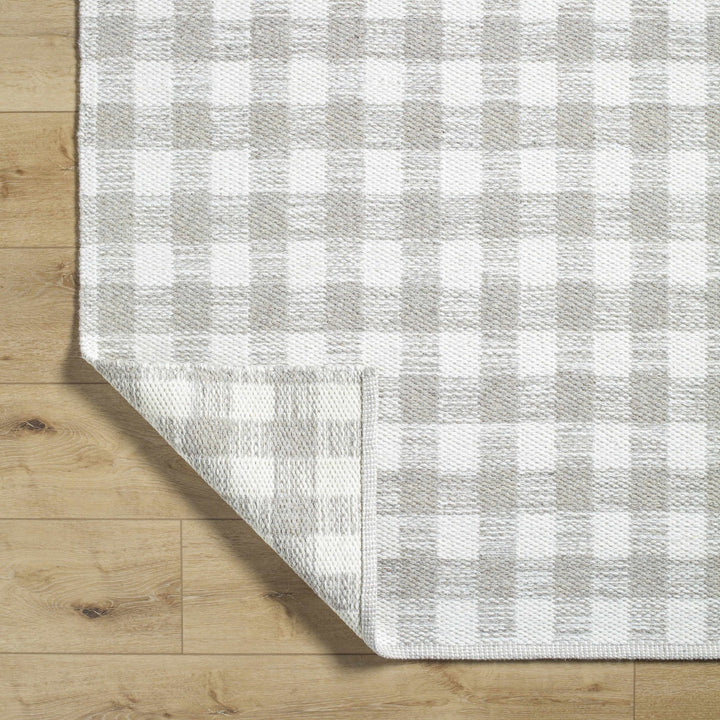 Garth Modern Geometrical Gray And Ivory Rug - The Rug Decor