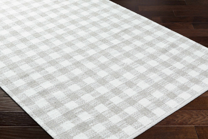 Garth Modern Geometrical Gray And Ivory Rug - The Rug Decor