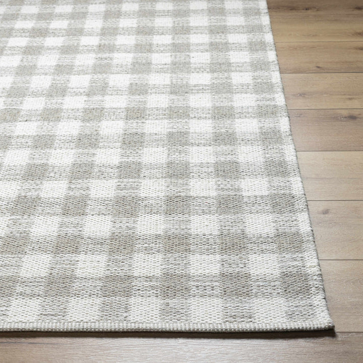 Garth Modern Geometrical Gray And Ivory Rug - The Rug Decor