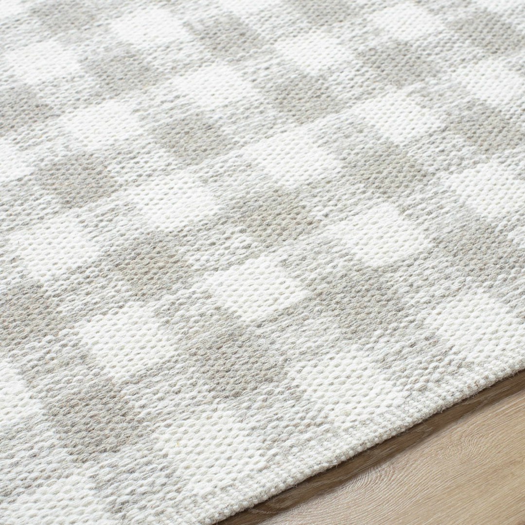 Garth Modern Geometrical Gray And Ivory Rug - The Rug Decor