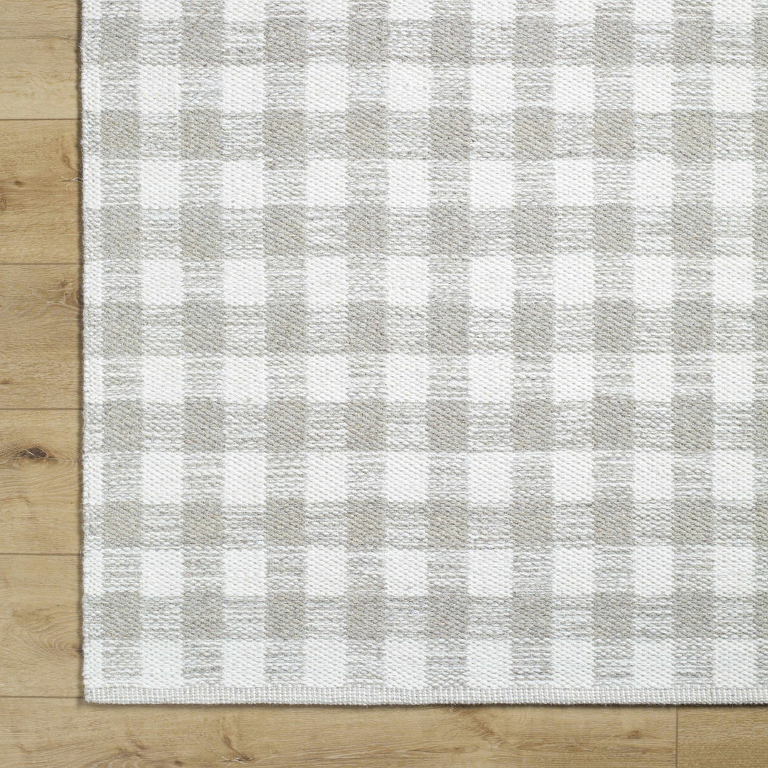 Garth Modern Geometrical Gray And Ivory Rug - The Rug Decor