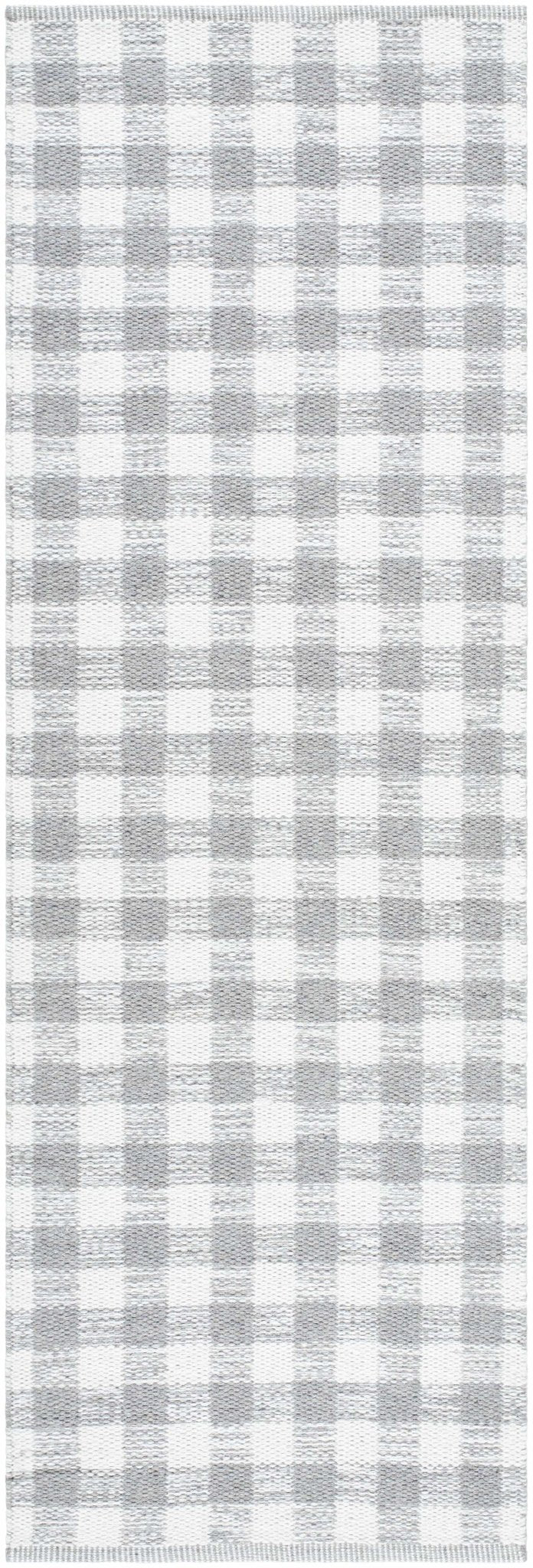 Garth Modern Geometrical Gray And Ivory Wool Rug - The Rug Decor