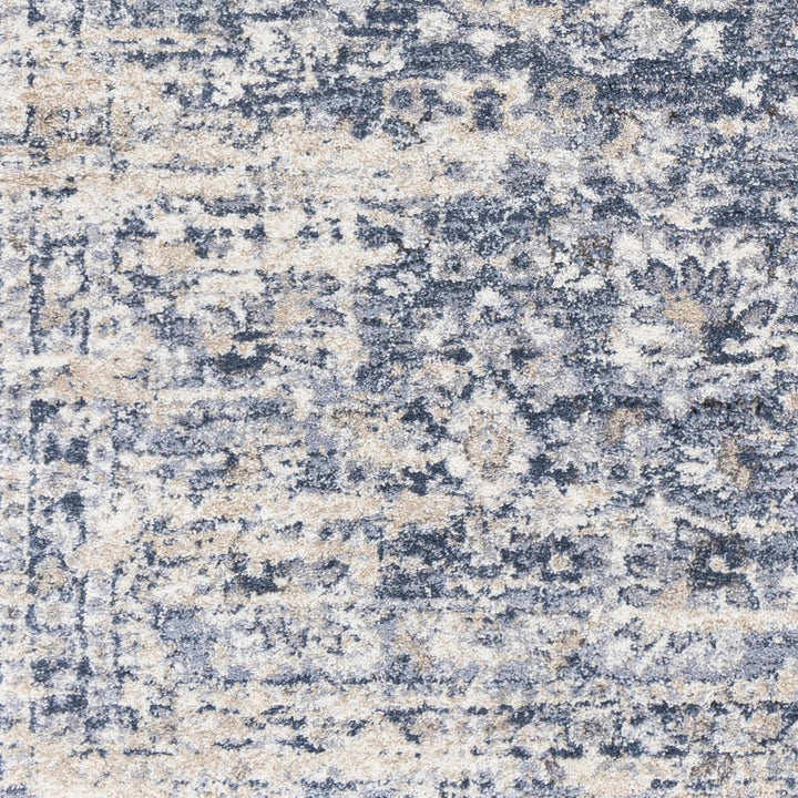 Gatineau Traditional Style Blue And Ivory Area Rug