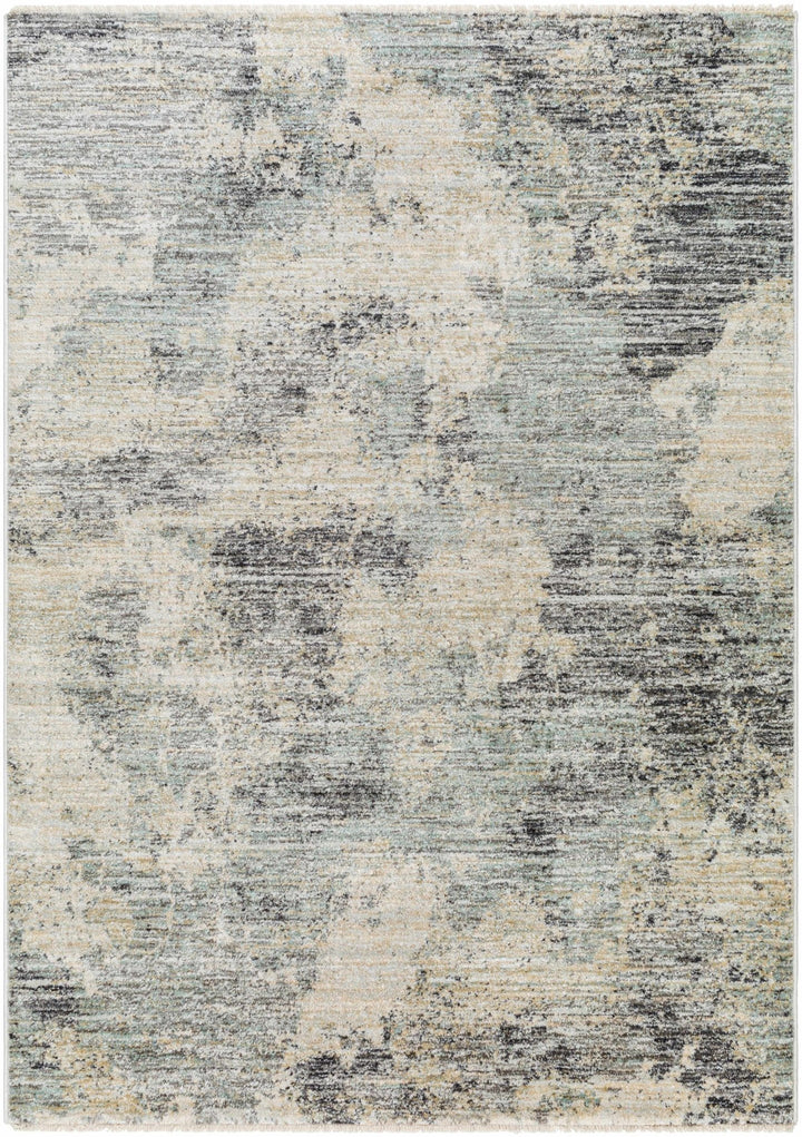 Gatik Contemporary Abstract Beige And Gray Area Rug - The Rug Decor