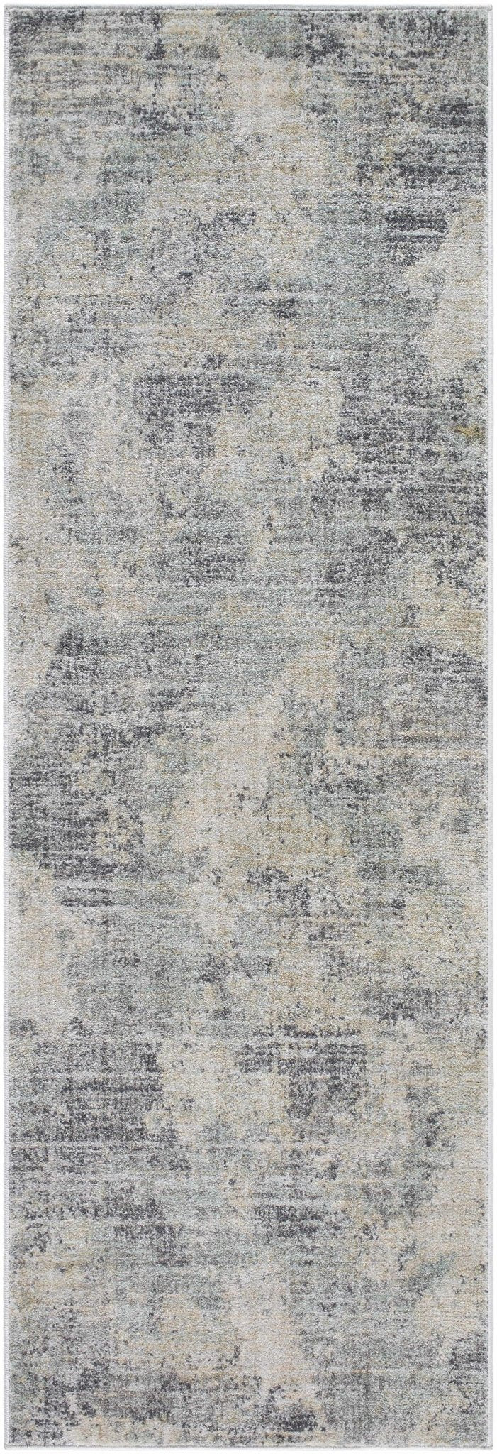 Gatik Contemporary Abstract Beige And Gray Area Rug - The Rug Decor