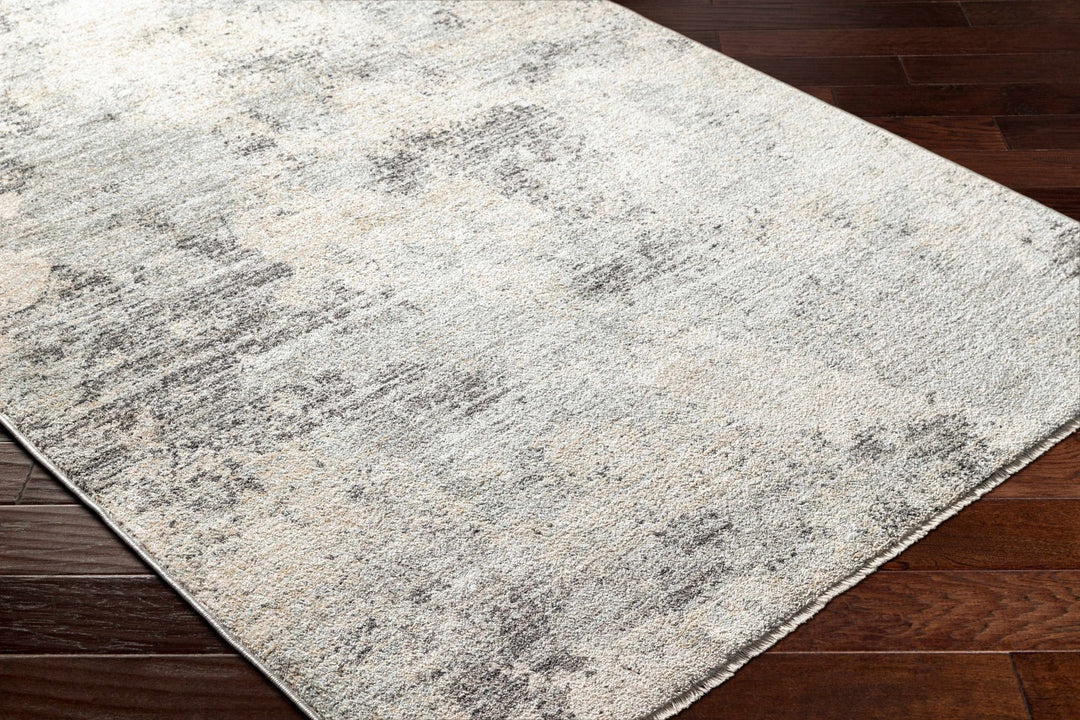 Gatik Contemporary Abstract Beige And Gray Area Rug - The Rug Decor