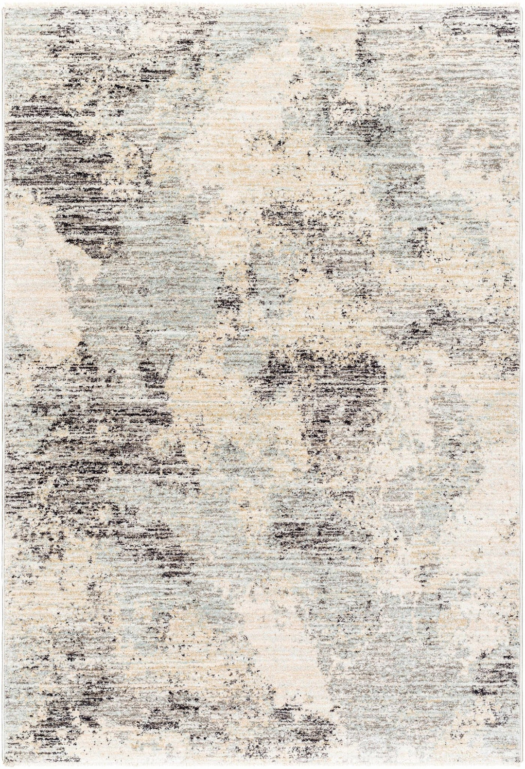 Gatik Contemporary Abstract Beige And Gray Area Rug - The Rug Decor