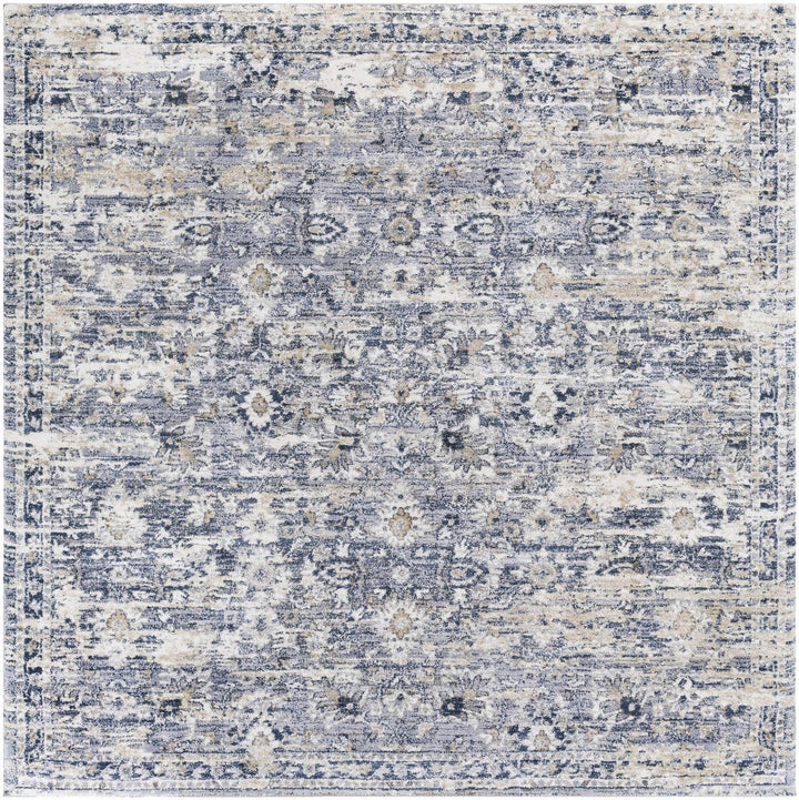 Gatineau Traditional Style Blue And Ivory Area Rug - The Rug Decor