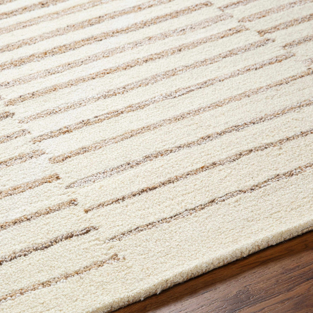 Gawel Modern Stripes Brown And Beige Area Rug - The Rug Decor