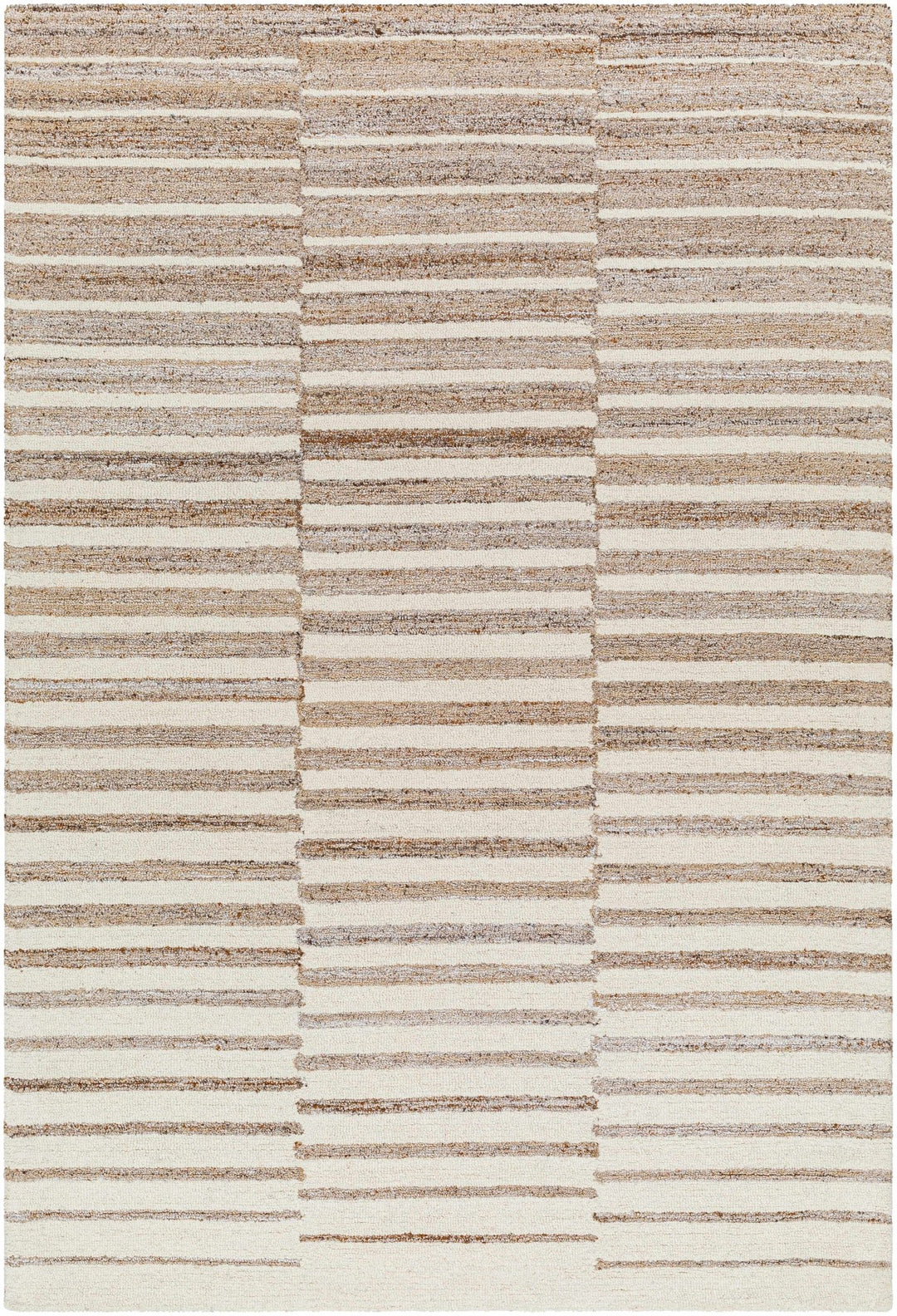 Gawel Modern Stripes Brown And Beige Area Rug - The Rug Decor