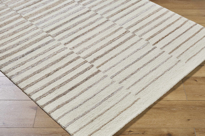 Gawel Modern Stripes Brown And Beige Area Rug - The Rug Decor