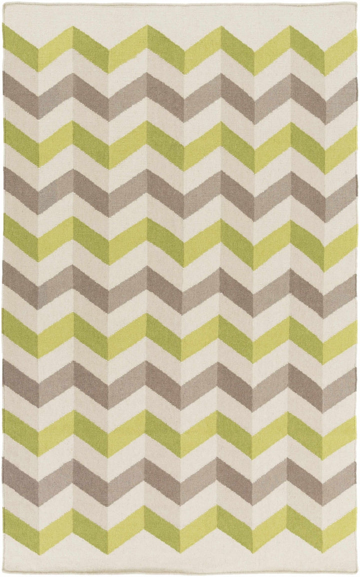 Gbafaf Hand Woven Contemporary Style Olive And Gray Area Rug - The Rug Decor