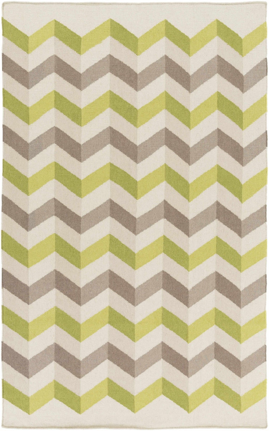 Gbafaf Hand Woven Contemporary Style Olive And Gray Area Rug - The Rug Decor
