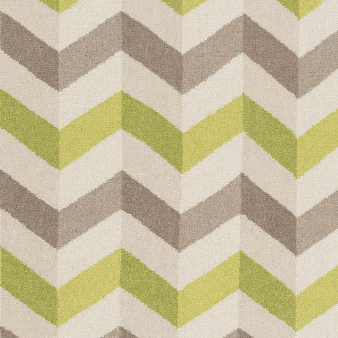 Gbafaf Hand Woven Contemporary Style Olive And Gray Area Rug - The Rug Decor