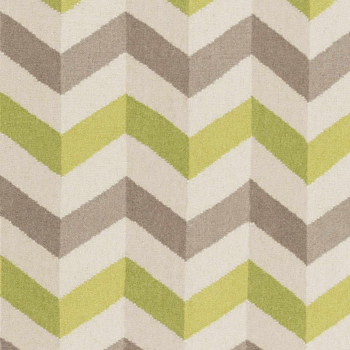 Gbafaf Hand Woven Contemporary Style Olive And Gray Area Rug - The Rug Decor