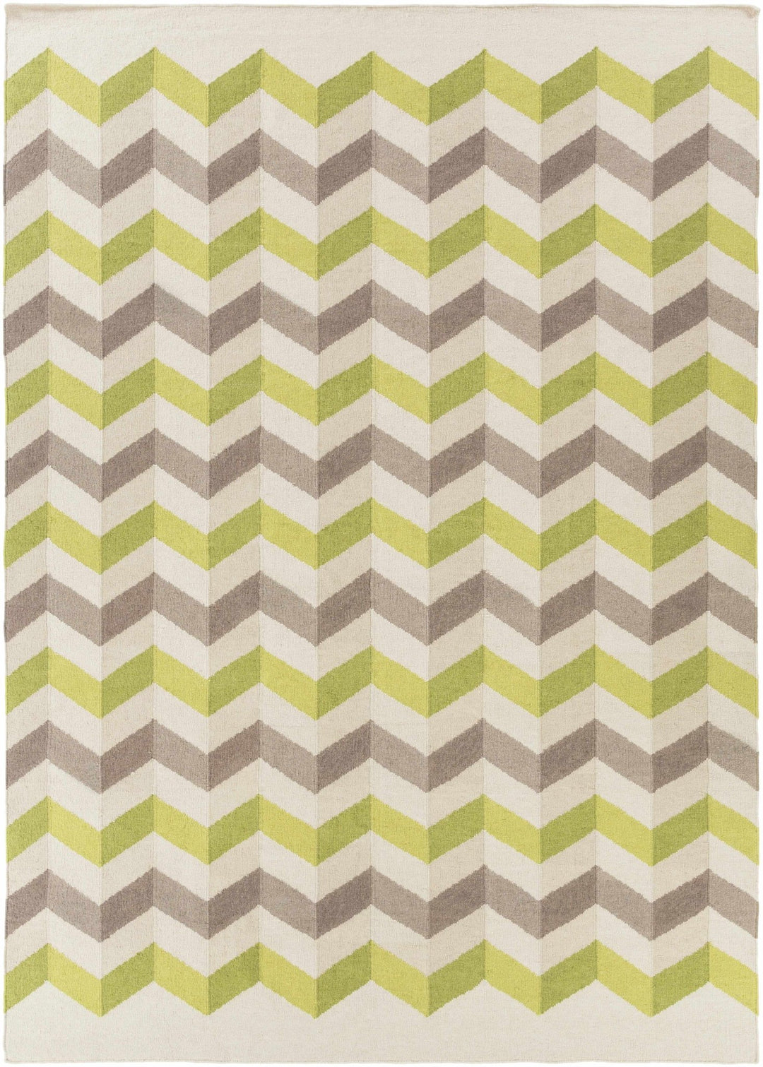Gbafaf Hand Woven Contemporary Style Olive And Gray Area Rug - The Rug Decor