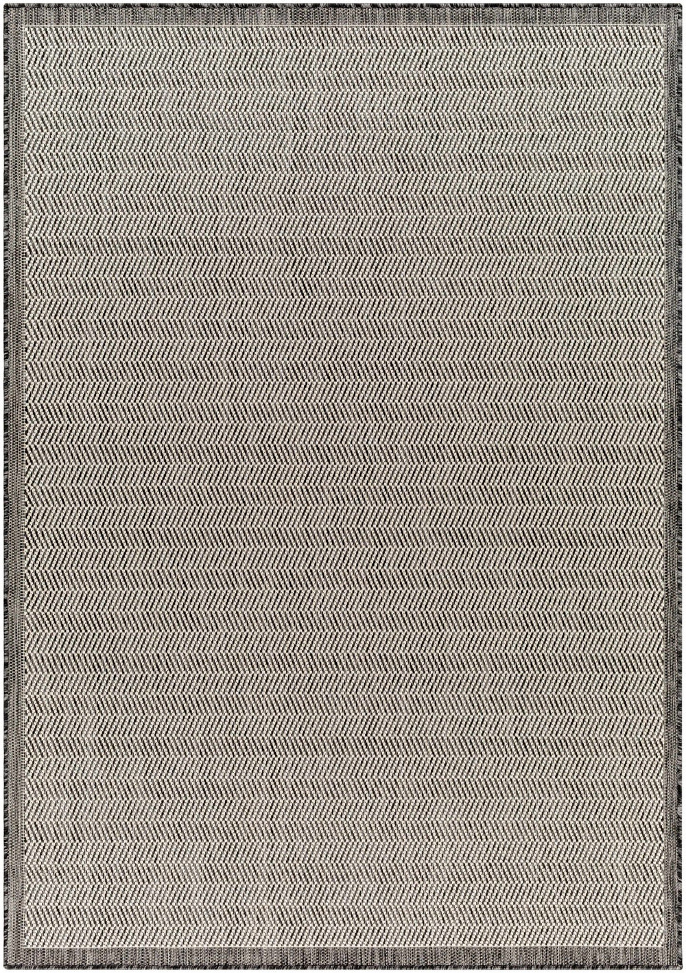Genet Contemporary Geometrical Gray And Charcoal Rug - The Rug Decor