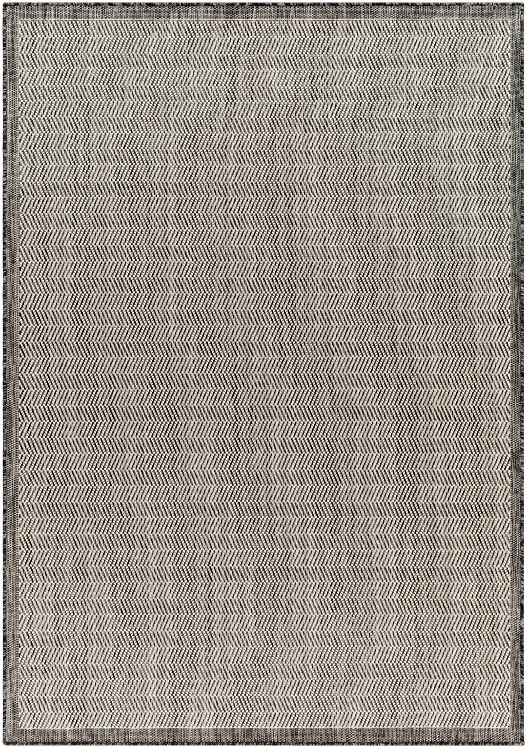 Genet Contemporary Geometrical Gray And Charcoal Rug - The Rug Decor
