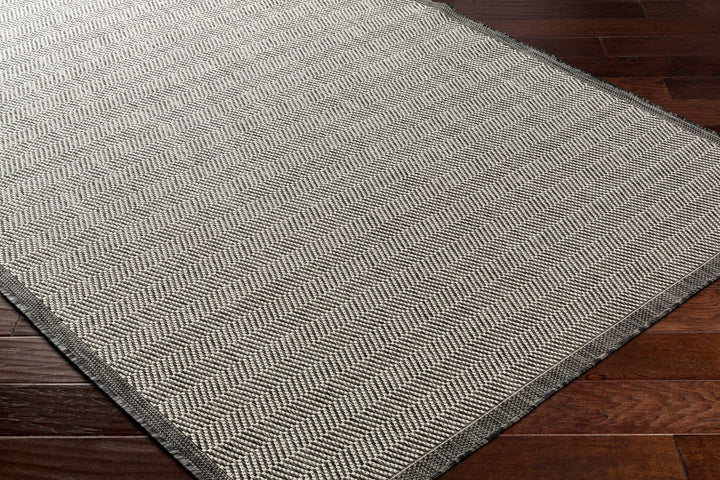 Genet Contemporary Geometrical Gray And Charcoal Rug - The Rug Decor