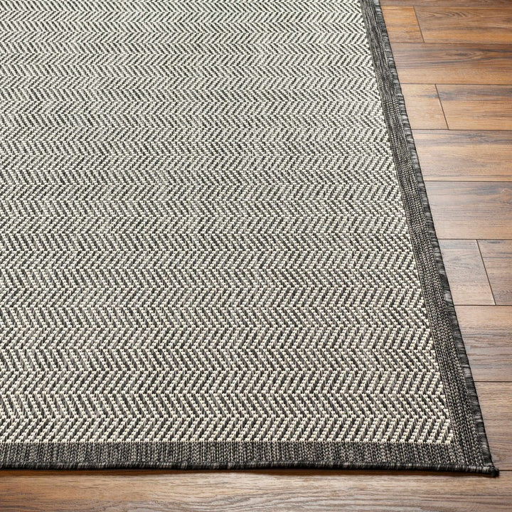 Genet Contemporary Geometrical Gray And Charcoal Rug - The Rug Decor