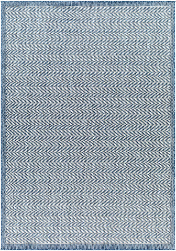 Genet Modern Geometrical Blue Outdoor Area Rug - The Rug Decor