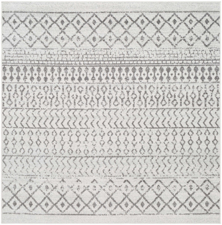 Genji Modern Style Ivory And Gray Rug