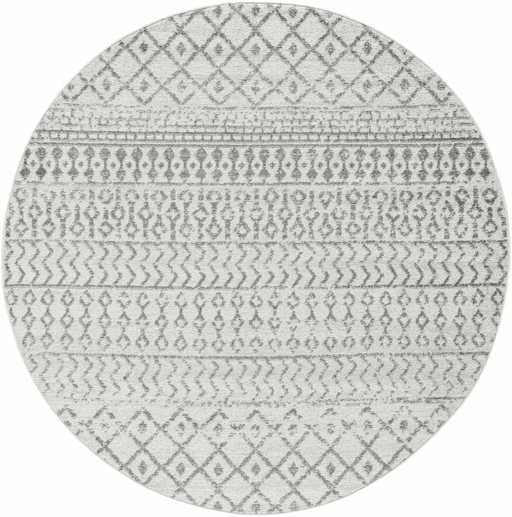 Genji Modern Style Ivory And Gray Rug