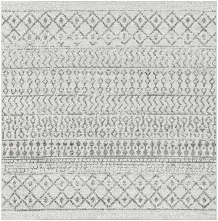 Genji Modern Style Ivory And Gray Rug