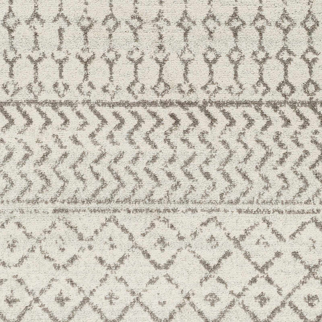 Genji Modern Style Ivory And Gray Rug