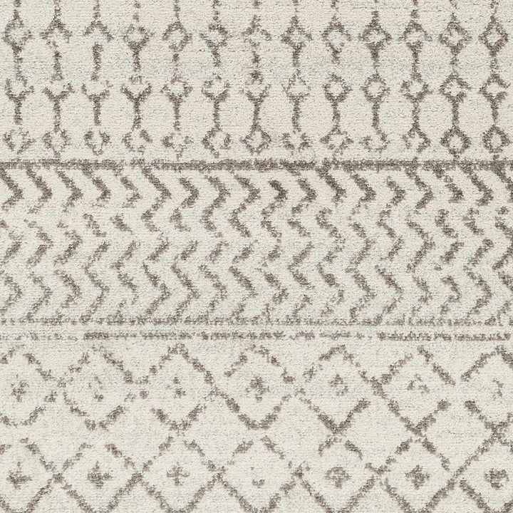 Genji Modern Style Ivory And Gray Rug