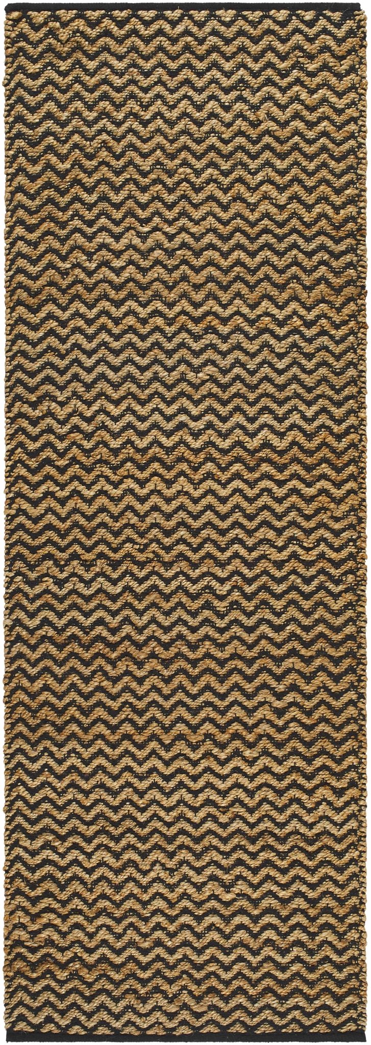 Genna Modern Geometrical Tan And Black Area Rug - The Rug Decor