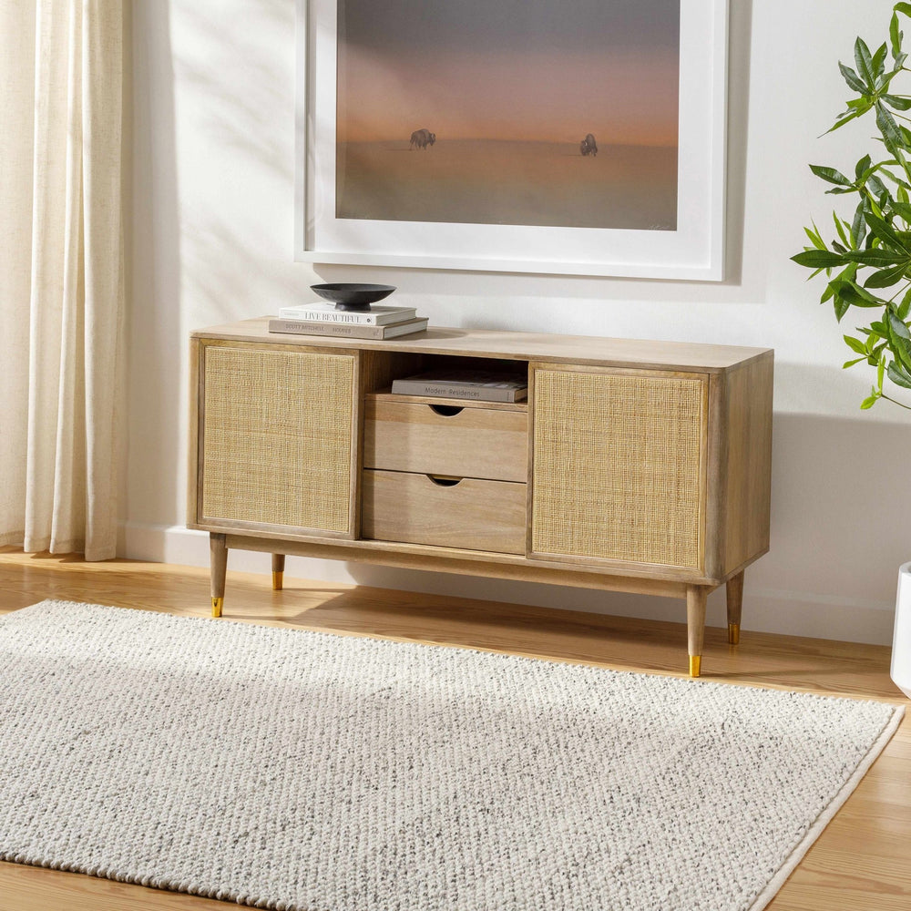 Gilad Contemporary Gray And Beige Area Rug - The Rug Decor