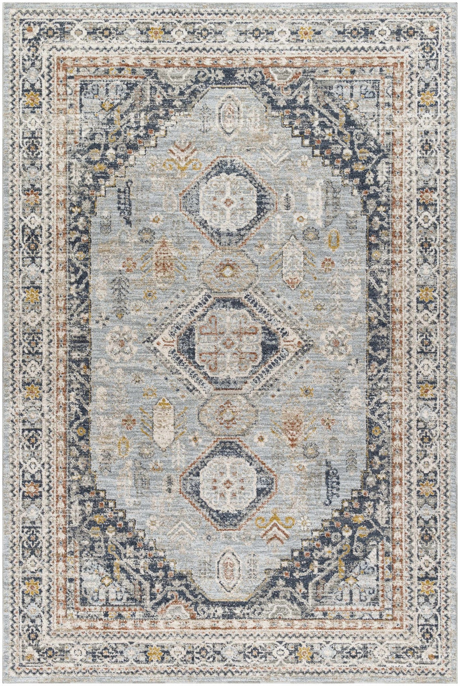 Gilda Beige And Gray Traditional Area Rug - The Rug Decor