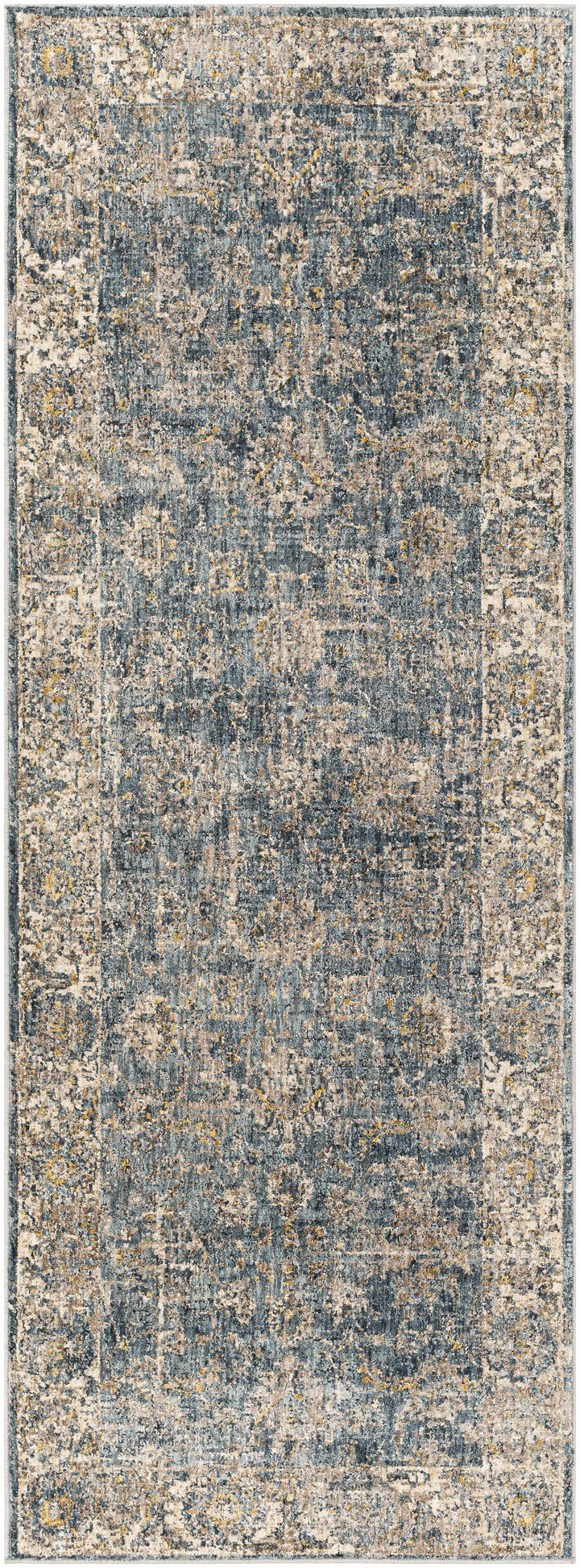 Gimli Blue And Beige Traditional Style Area Rug