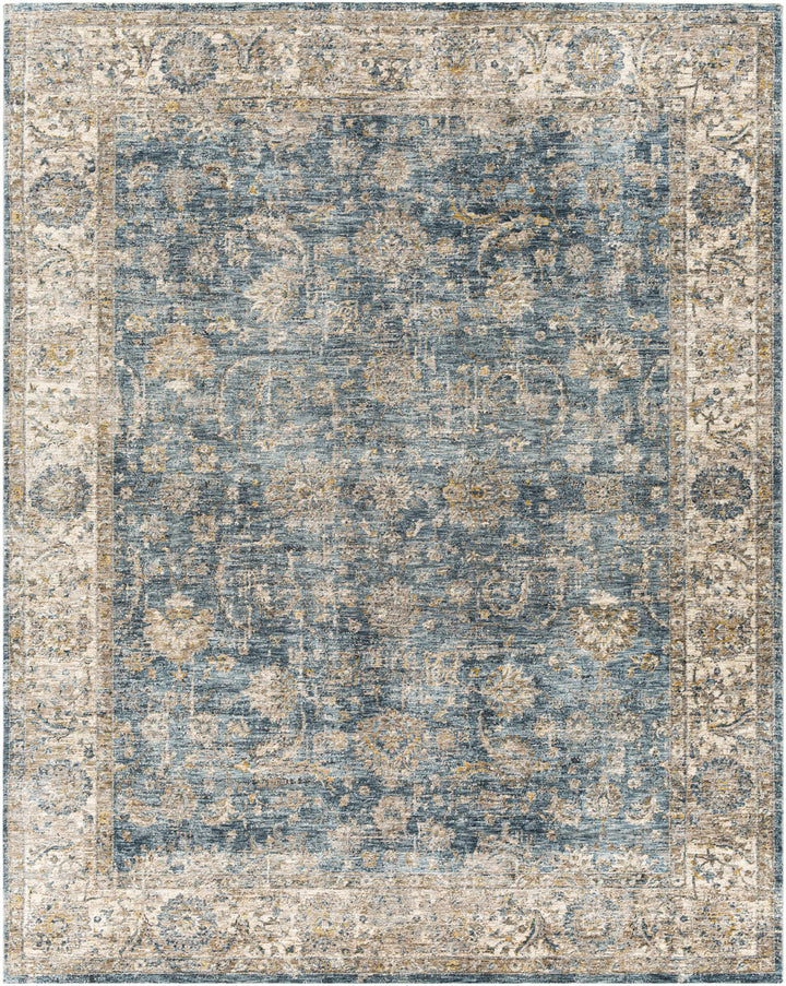 Gimli Blue And Beige Traditional Style Area Rug
